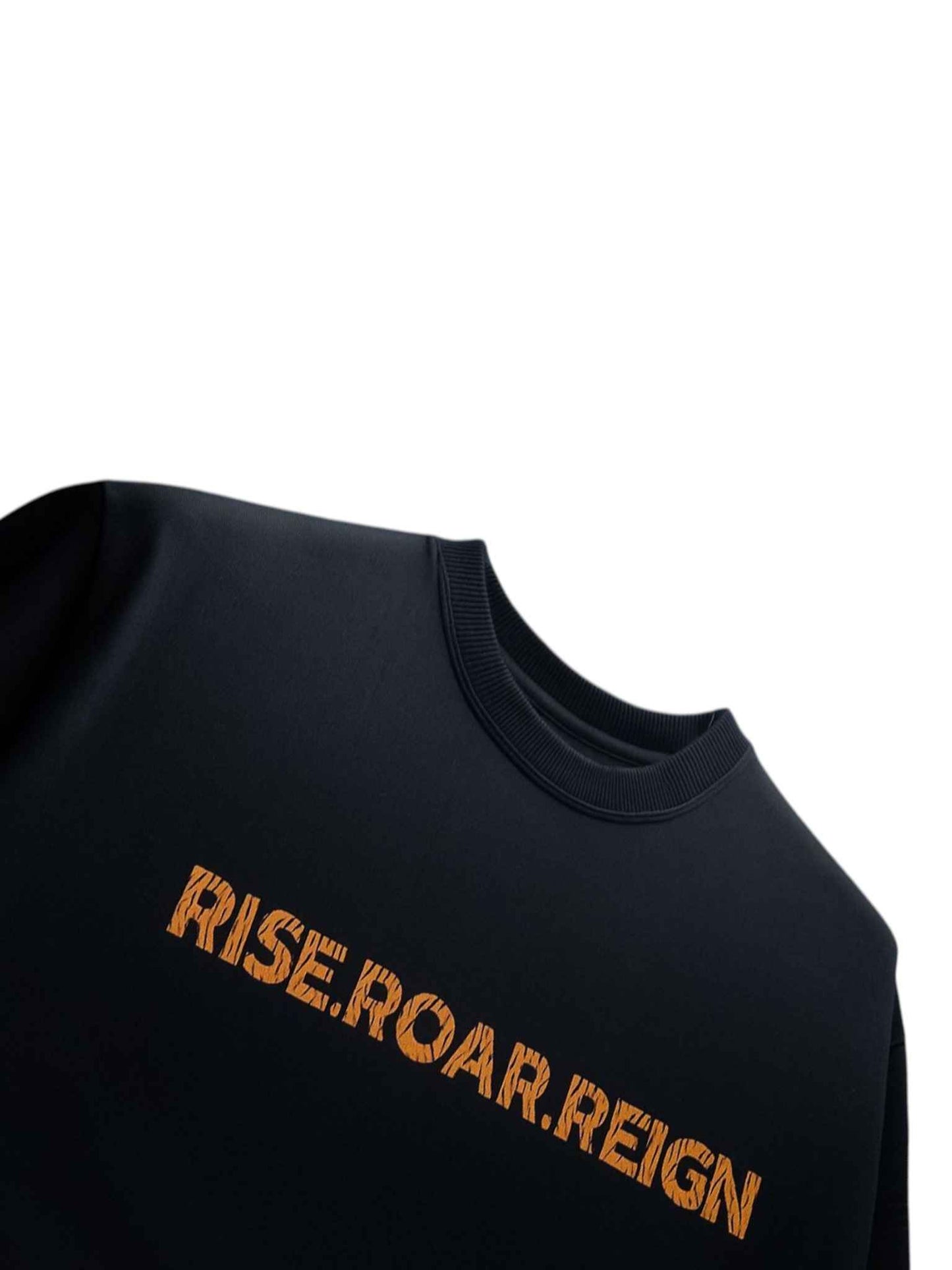 Savage Tiger streetwear t-shirt front view, 100% Terry Cotton